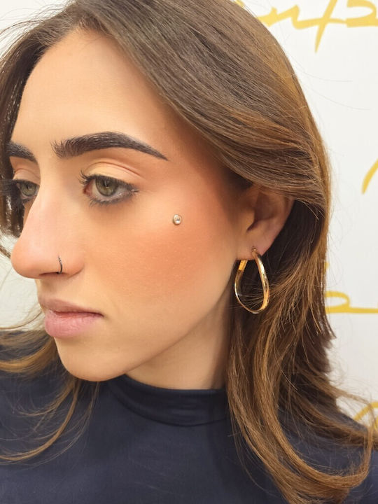 Mentzos Ohrringe aus Gold 14K