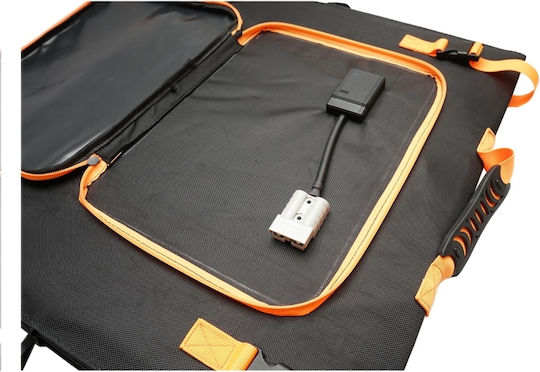 Panou Fotovoltaic Solar Monocristalin 200W Tip Valiză Pliabilă 12V 20A Regulator de Tensiune