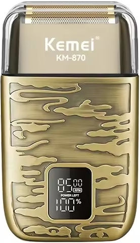 Kemei KM-870 Ξυριστική Μηχανή Προσώπου Επαναφορτιζόμενη
