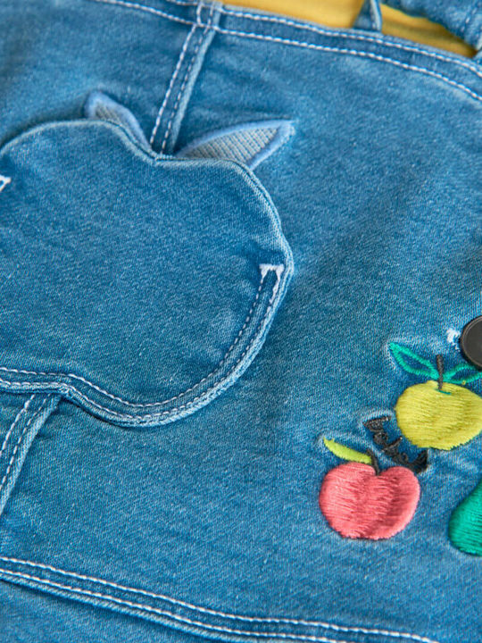 Salopetă Denim Multicolor Fete