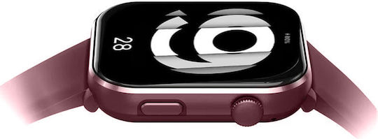 BlackView R60 Aluminium 47mm Smartwatch με Παλμογράφο (Wine Red)