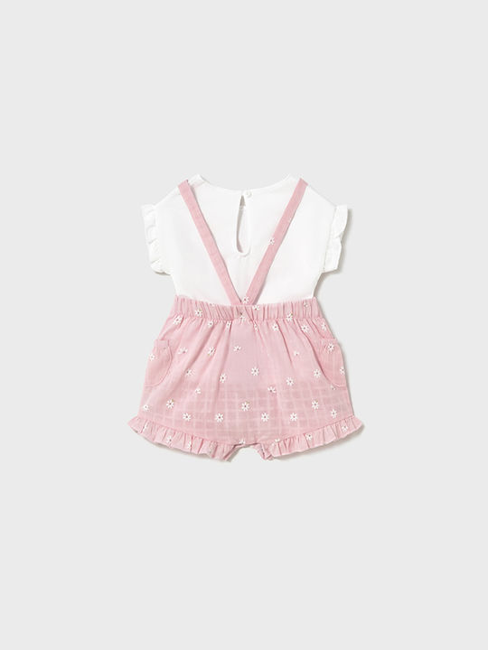 Mayoral Бебешко Боди Baby Pink