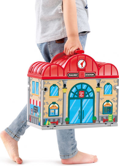 Hape Set with Train made of Wood for 3+ years+ Years