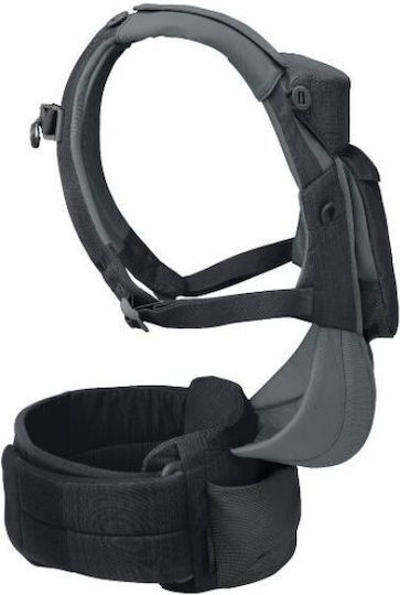 Osprey Poco Klassischer Babytragetuch Schwarz mit Maximales Kindergewicht 15kg