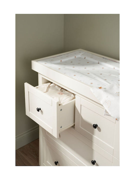 Harrogate Βρεφική Συρταριέρα με 3 Συρτάρια Εκρού 52x95x93cm Harrogate Βρεφική Συρταριέρα με 3 Συρτάρια Εκρού 52x95x93cm