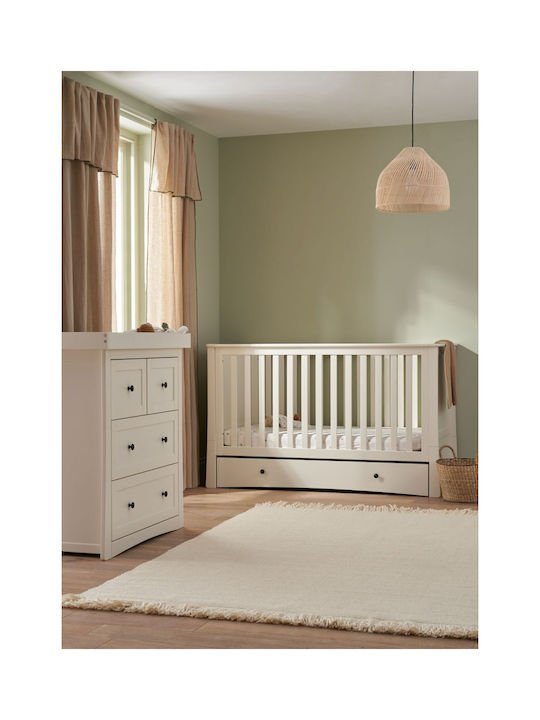 Harrogate Baby Kommode mit 3 Schubladen Ecru 52x95x93cm