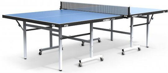 Stag Hobby Πτυσσόμενo Τραπέζι Ping Pong Εσωτερικού Χώρου Μπλε