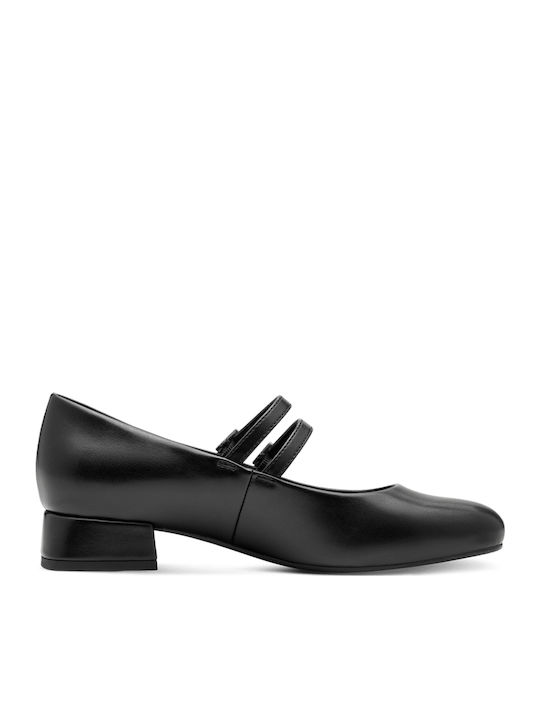 Anatomic Black Heels with Strap