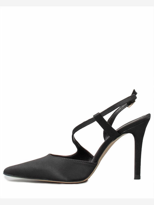 Black Heels with Strap