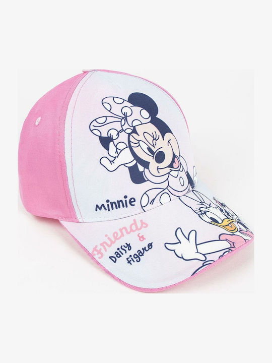 Minnie Mouse Παιδικό Καπέλο Jockey Ροζ Minnie Mouse Παιδικό Καπέλο Jockey Ροζ