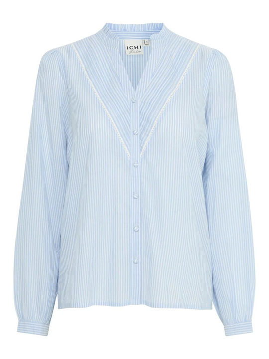Langärmelig Damen Hemd Zen Blue