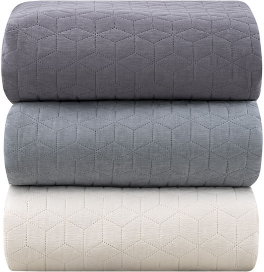 Beauty Home Trivial Art 12100 Одеяло Хотелски Кралица Д260xШ230см. Сив