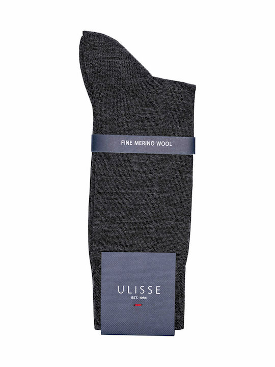 Socks Men Ulisse Merino Wool Grey Sc-m104-381 Sc-m104-381-grey Grey