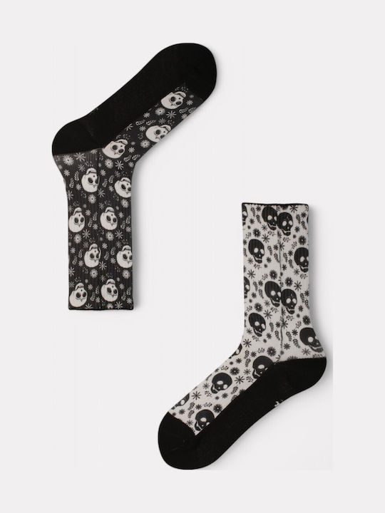 Κάλτσα #doyoudaresocks By Dimi Socks Digital Printed Casual Skulls Ds70035-μαύρο Κάλτσα #doyoudaresocks By Dimi Socks Digital Printed Casual Skulls Ds70035-μαύρο