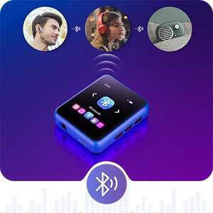 Joliker MP3 Player (32GB) with IPS Touch Screen 1.8" Blue MY532GB