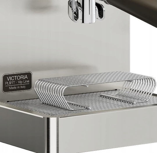 Lelit Victoria Pl91t Μηχανή Espresso 1200W Πίεσης 15bar για Cappuccino Ασημί