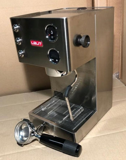 Lelit Victoria Pl91t Μηχανή Espresso 1200W Πίεσης 15bar για Cappuccino Ασημί