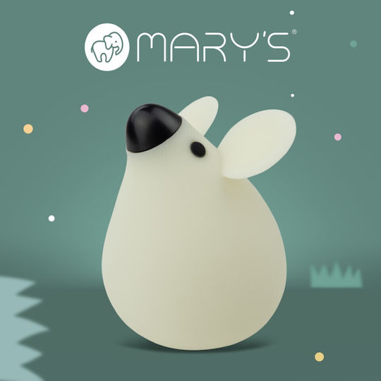 Mary's Led Kids Decorative Lamp Gray 12.5x10.3x12.5εκ.