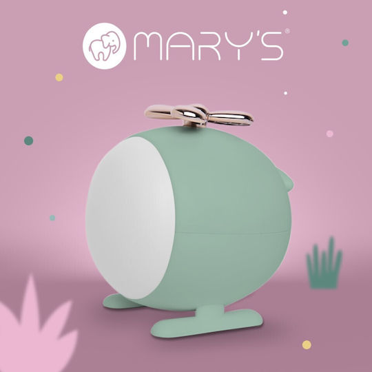 Mary's Led Kids Decorative Lamp Green 10.8x10.4x9.2εκ.