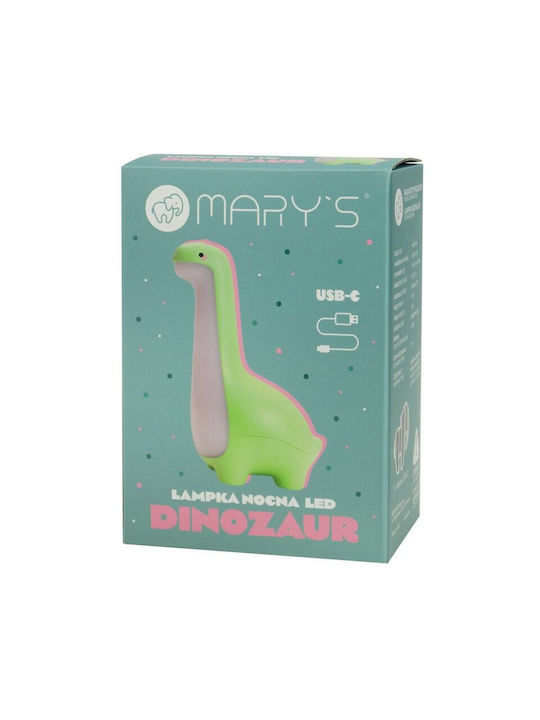 Mary's Led Παιδικό Διακοσμητικό Φωτιστικό Πράσινο 12.4x12.4x17.5εκ.