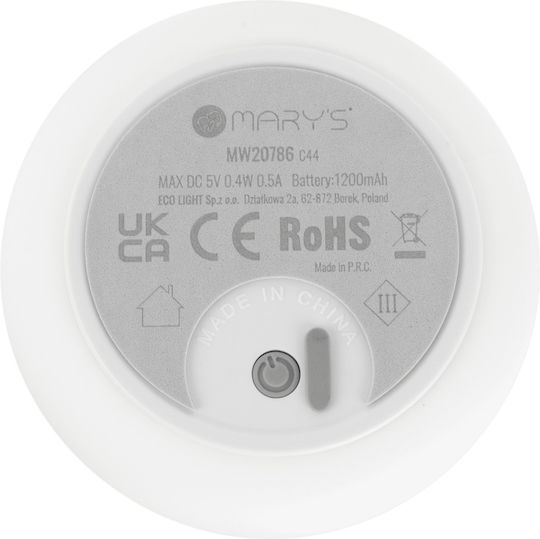 Mary's Nursery Night Light LED Bear USB White Warm