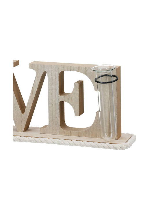 ArteLibre Decorative Space Love made of Wooden 41x7.5x12.5cm 1pcs