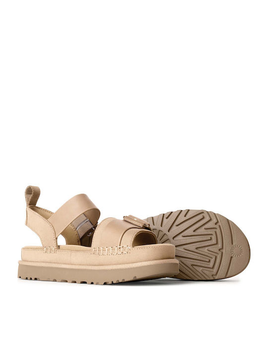 Goldenstar Sandale Casual Damă Flatforme Bej