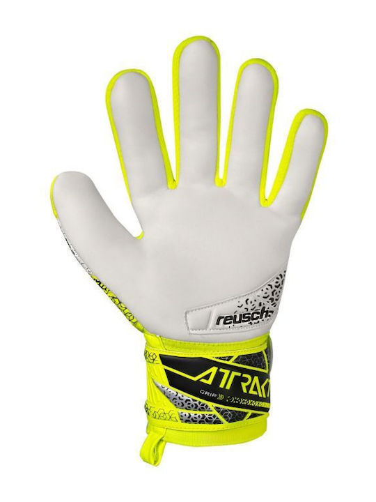 Reusch Attrakt Grip Голмански ръкавици Детски Жълти