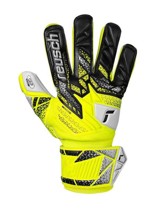Reusch Attrakt Grip Голмански ръкавици Детски Жълти