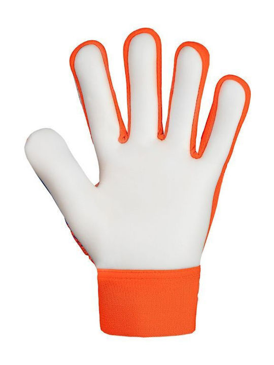 Reusch Attrakt Starter Solid Finger Support Kids Goalkeeper Gloves Orange