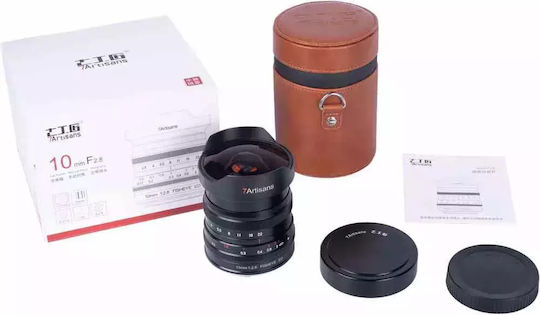 7artisans Full Frame Φωτογραφικός Φακός Photoelectric 10mm F/2.8 Fisheye για Canon R Mount Μαύρος