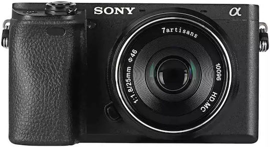 7artisans Crop Φωτογραφικός Φακός Photoelectric 25mm f/1.8 Σταθερός για Sony E Mount Μαύρος