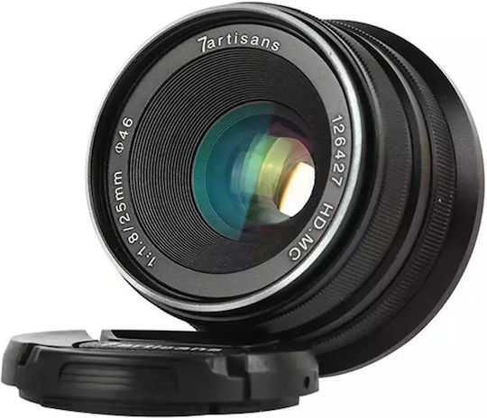 7artisans Crop Φωτογραφικός Φακός Photoelectric 25mm f/1.8 Σταθερός για Sony E Mount Μαύρος