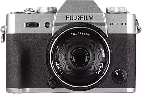 7artisans Crop Camera Lens Photoelectric 25mm f/1.8 Fixed for Fujifilm X Mount Black