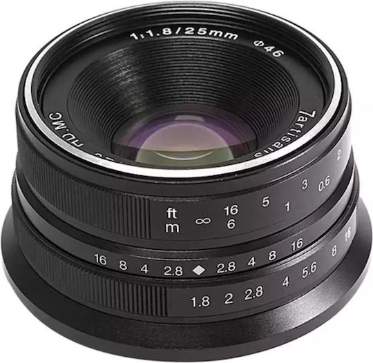 7artisans Crop Camera Lens Photoelectric 25mm f/1.8 Fixed for Fujifilm X Mount Black