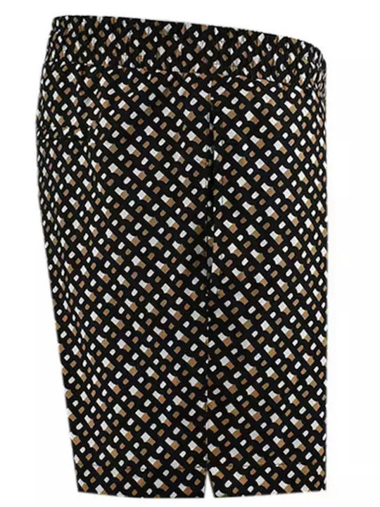 Men's Swimwear Shorts Black, White, Beige with Patterns