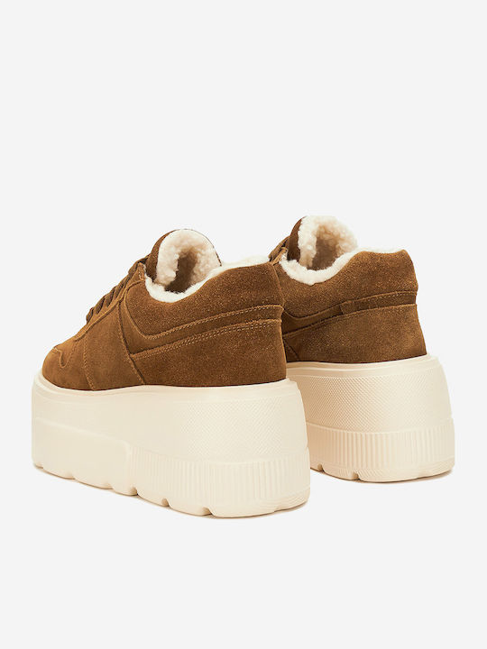 Γυναικεία Sneakers Καφέ