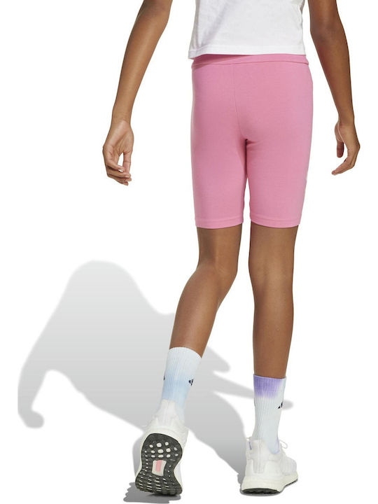 adidas Kids Leggings Sports Short Pink Seasonal Essentials Flower