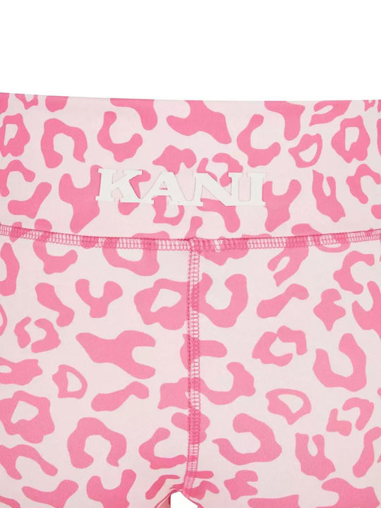 Retro Women's Legging Shorts Rose Pink