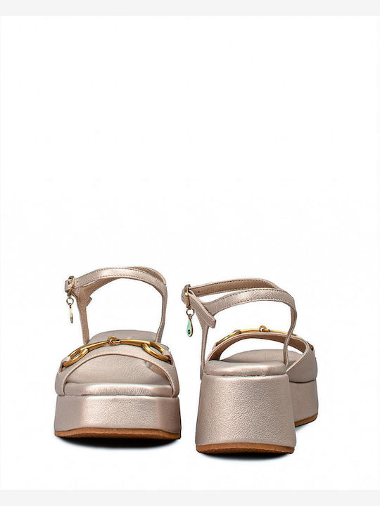 Women's Platform Shoes Gold