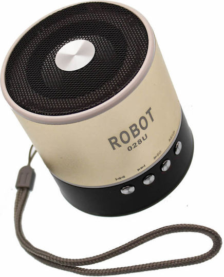 Robot 028U Portable Radio Battery with USB Gold