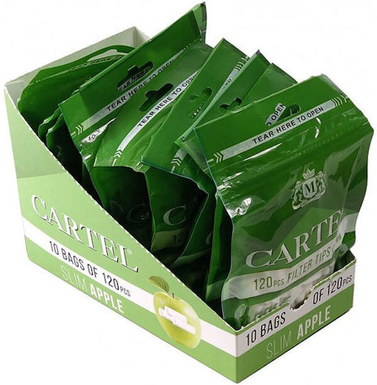 Cartel Filtertips Einfach 6mm 120x1Stk Apfel