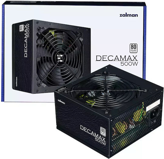 Zalman Decamax 500W Μαύρο Τροφοδοτικό Υπολογιστή Semi Modular 80 Plus Standard