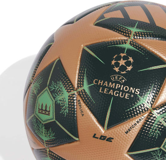 adidas Uefa Μπάλα Ποδοσφαίρου Μαύρη