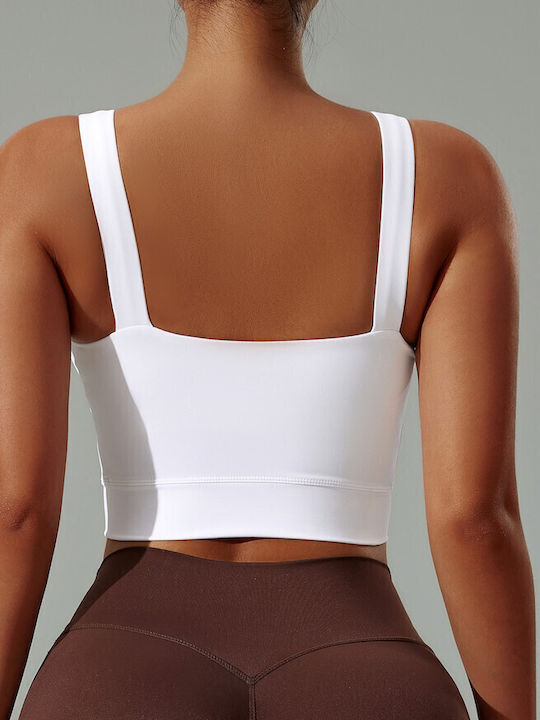 Women's Sports Bra without Padding White