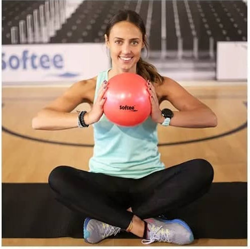 Softee Yoga Mini Μπάλα Pilates 26cm σε Μπλε Χρώμα