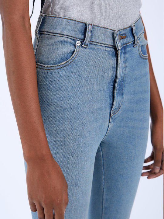 Talie înaltă Blugi de damă Evazați cu croială skinny Cape Light Vintage Worn