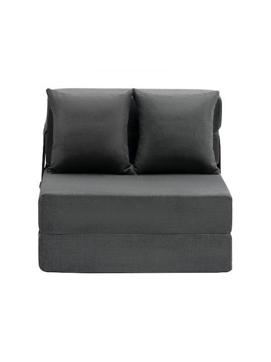 Multifunctional Bean Bag Sofa Dark Gray 186x73x15cm