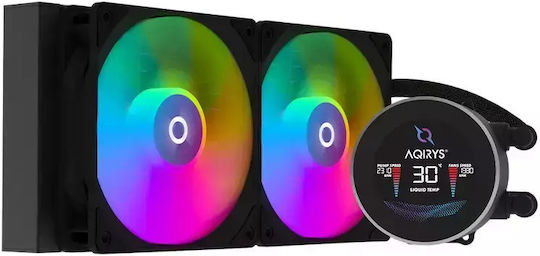 Aqirys Hydra 240 Υδρόψυξη AIO CPU με 2 Ανεμιστήρες 120mm και ARGB Φωτισμό