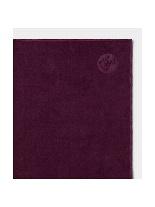 Manduka Πετσέτα Χειρός Equa Hand Yoga Towel Acai Διαστάσεις 41cm X 67cm Βάρος 90γρ
